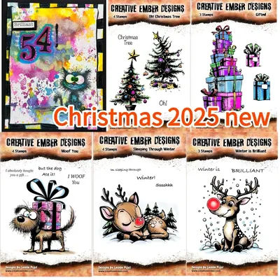 CreativeEmberDesigns ALL 2025 New Stamps Stencil For Scrapbook Diary Decoration Embossing Template Diy Greeting Card Handmade