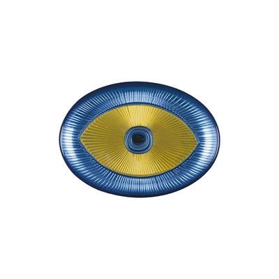 Coppetta ovale con bordo chiaro