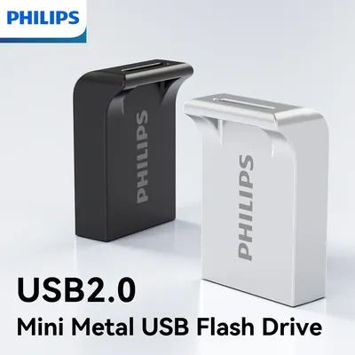 PHILIPS clé USB Ultra mince, mini bâtons U, extension de stockage pour ordinateur portable, Smart TV, système Audio de voiture