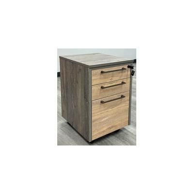 Contrasts Rustic Mobile File Cabinet