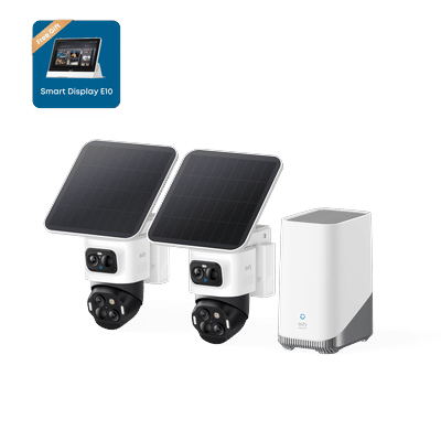 eufyCam S4 2-Cam Kit + FREE Smart Display E10 (Live Only) 2-Cam Kit