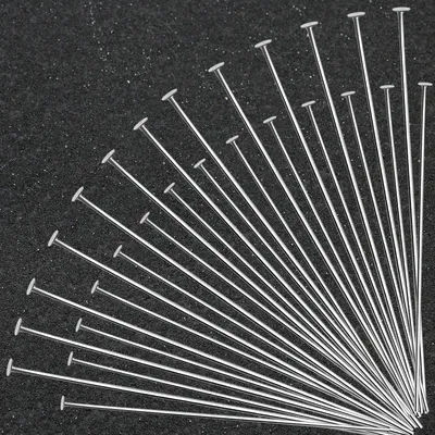 Stainless Steel T-shaped Needles 100/200pcs 20/25/30/35/40/50/70mm For Jewelry Making Findings Kits DIY Accessories Supplies