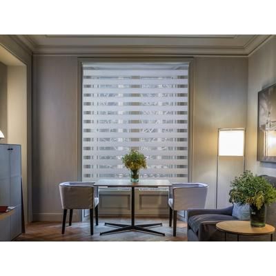 Tenda a rullo notte e giorno - Bianco - 150x250 cm