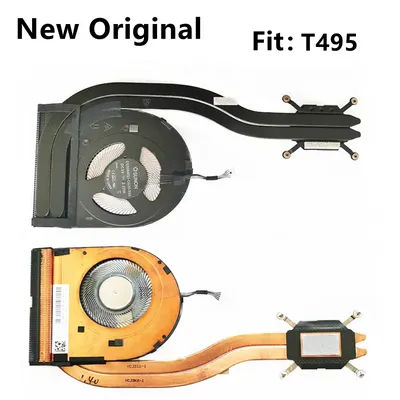 New Original For Laptop Lenovo Thinkpad T495 AMD CPU Cooling Fan Heatsink Radiator UMA Cooler FRU PN: 02DL962 02DL963 02DL964