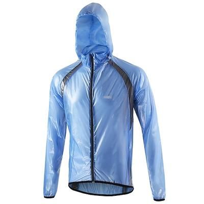 Per uomo Antivento Giacca da ciclismo Giacca anti-pioggia Alta visibilità Impermeabile Antivento Traspirante Bicicletta Giacca Bambini Ciclismo da montagna Cicismo su strada Bici da città Bianco