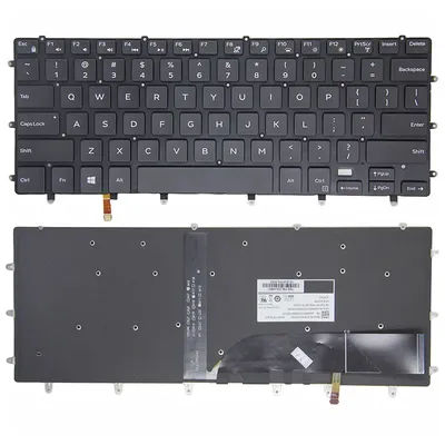 US Backlight Backlit Keyboard For Dell Precision 5510 5520 5530 5540 Black Color