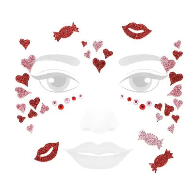 Face Art Tatouage "amour"