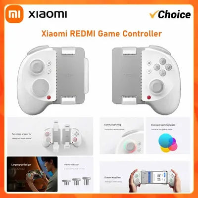 Nwe Xiaomi Redmi Game Controller For Ipad Mobile Phone Bluetooth Controller Large Grip Double-Sided Vibration Game Controller