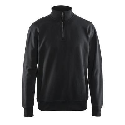 Sweat Col Camionneur Noir Taille Xl - Blaklader