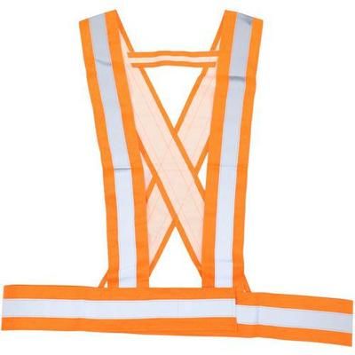 baudrier réfléchissant orange fluo - manutan