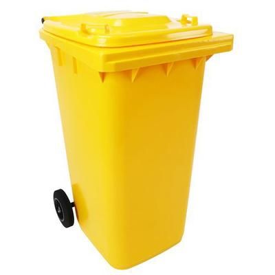 poubelle full color - 240 l - jaune - manutan