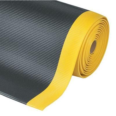 crossrib sof-tred™ 91cm x 18.3m noir/jaune notrax