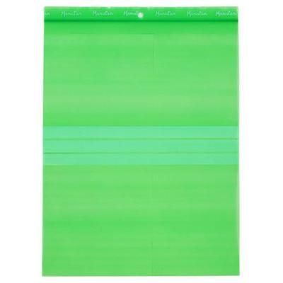 sachet zip recyclé - vert 100µm - 280x220mm - manutan expert
