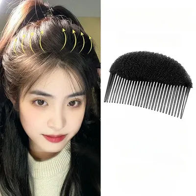1/2pcs Women Forehead Hair Volume Pads Fluffy Sponge Clip Hair Clip Lady Hair Comb Makeup Hairpin Hairdressing Accessories