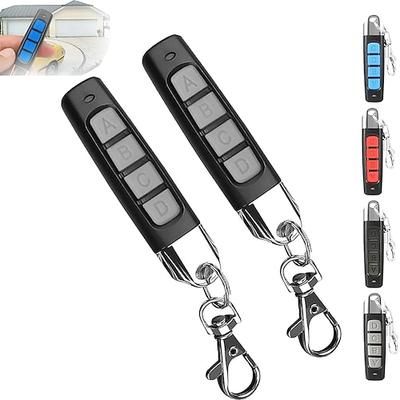 2 pezzi - 4 in 1 duplicatore di telecomandi per auto, duplicatore di chiavi wireless, telecomando universale per porta da garage 433 MHz