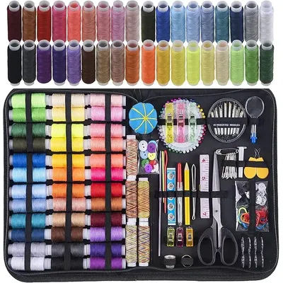 27/67/128/172pcs/set DIY Mini Sewing Kits Multifunctional Sewing Box Set for Home Use Hand Sewing Embroidery Thread Tool Kit