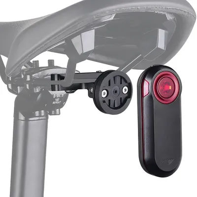 Bike Taillight Seatpost Bracket Adjustable Angle Cycling Action Camera Mount Bicycle Saddle Lamp Mount for Garmin Varia Radar