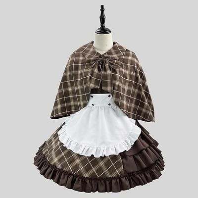 Personaggio classico delle fiabe Vestito Costume detective Vintage Adulti Per donna Halloween Settimana del libro Costumi di Halloween facili Vestirsi