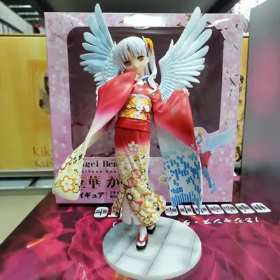19CM Angel Beats! Tachibana Kanade Kimono Ver. 1/8 Scale PVC Action Figure Anime Girl Doll Collectible GIFT