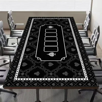 Tapis de bureau en cuir protecteur Poker jeu de société tapis de souris tapis de bureau imperméable antidérapant PU bureau buvard Pad