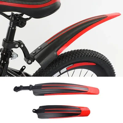 Adjustable Road Bike Fenders MTB Bicycle Fenders Full Cover Thicken Widen Fenders Rain Protection for Mountain Road Bike ﻿