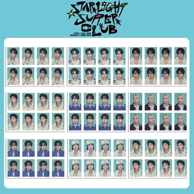 Nouveau STRAY KIDS SKZOO 2026 saison vert une pouce ID Photo STARLIGHT entourant calendrier Photo