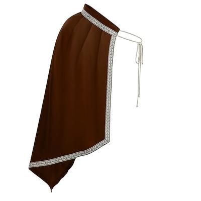 Retrò Vintage Medievale Rinascimento Mantello Scialli Guerriero Cavaliere Cavaliere Celtico Costume Per uomo Celtico Halloween Carnevale Fiera Rinascimentale LARP Adulti Mantello