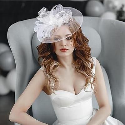 Cappello Fascinator affascinante Gentildonna Costume Per donna Mascherata Ascot Festival delle corse di cavalli Adulti Copricapo