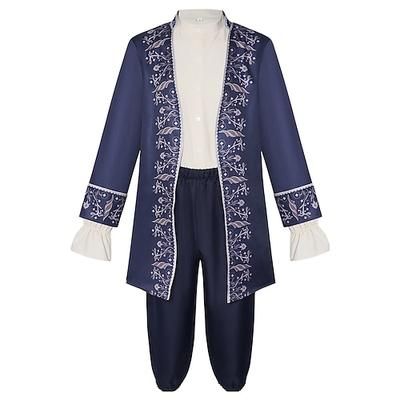 Strega Cappotto Fantasia in stile pixel Retrò Vintage Costume Cosplay for Per uomo Adulti Halloween Carnevale Mascherata Feste