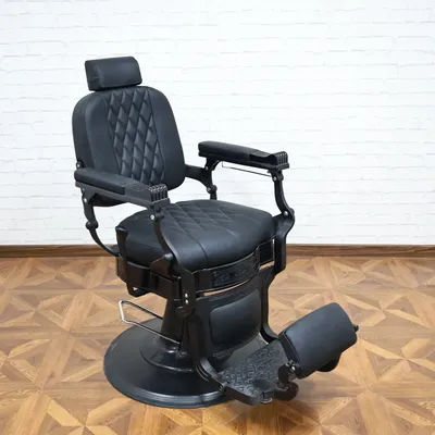 Black 360° Rotatable Hydraulic Barber Chair | Reclining Salon Chair | Hair Salon Furniture Wholesale