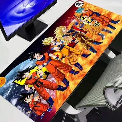 Tapis de souris Kawaii Dragon Ball Z DBZ Anime Fille Mignonne Gabinete Gamer Tapis de bureau pour ordinateur Clavier Accessoires de jeu Tapis de souris