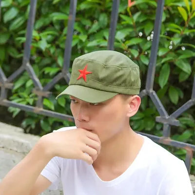Casquette classique réglable à étoile rouge, chapeau de soleil pour sports de plein air, casquette unie d'été, casquettes de baseball anti-UV, casquettes militaires pour hommes et femmes