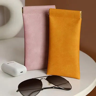 PU Leather Sunglasses Glasses Bag Reading Glasses Case Simple Eyewear Storage Bags Accessories Brief Pouch Sunglasses Case
