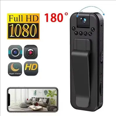 HD 1080P Mini Camera Portable Small Digital Video Recorder Surveillance Camcorder Night Vision Video Police BodyCam Infrared