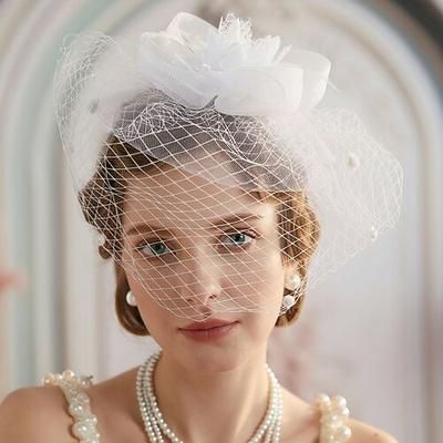 Copricapo affascinante Gentildonna Floreale Costume Per donna Mascherata Matrimonio Ascot Festival delle corse di cavalli Adulti Copricapo