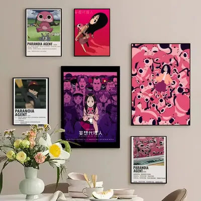 Psychological P-Paranoia AgentS Poster Custom PP Poster Thickened Wall Sticker For Home Decoration