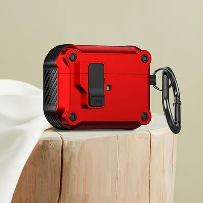 Coque de protection antichoc avec verrouillage de sécurité pour AirPods Pro 3, AirPods Pro 2 et AirPods 4