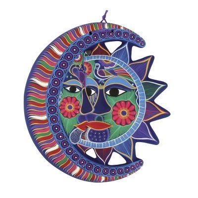 Eclipse of Love,'Unique Sun and Moon Ceramic Wall Art'
