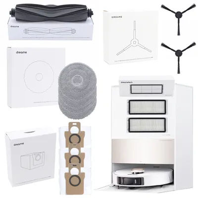 【Optional 】Original Dreame L20 Ultra Robot Vacuum Accessories Roller Brush, Side Brush, Filter, Mop Cloth, Dust Bag.