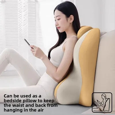 Ergonomics Bed Sleeping Pillow Backrest Cushion Adult Reading or Playing Phone Pillow Comfotable Waist Cushion Home Textile