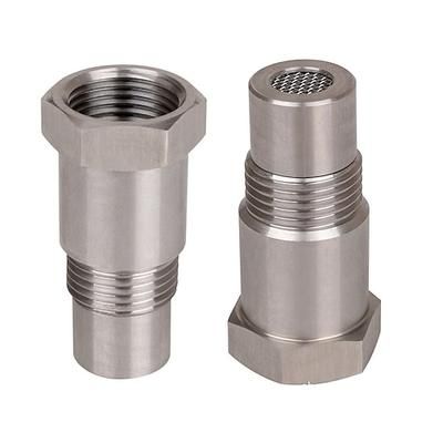 Adattatore filettato per sensore di ossigeno M18x1.5 adattatore di estensione filettata universale in acciaio inossidabile 304