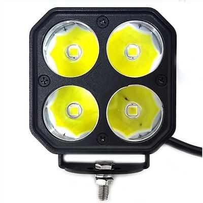 Luci a pod a LED da 4 pollici, 200 W, luci cubiche per auto fuoristrada, camion, barche, pickup Ford, ATV, UTV, carrelli elevatori, SUV, scooter, trattori, motociclette, luci diurne e fendinebbia a