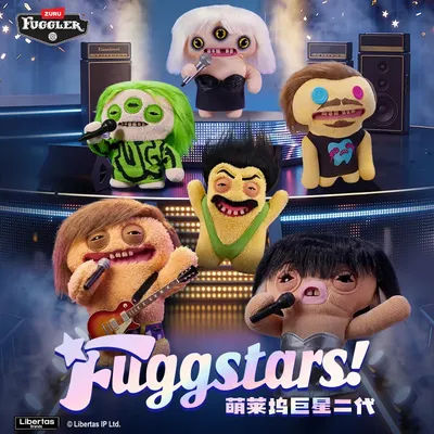 Fuggler Fuggstars Doll 2nd Generation Lady Lisa Funny Ugly Cute Teeth Monster Plush Toys Cartoon Women Men Friend Trend Gifts