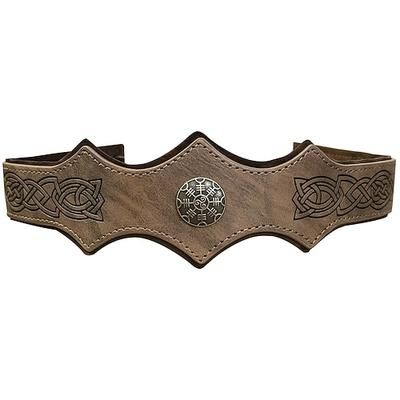 Retrò Vintage Medievale Rinascimento Fascia Guerriero Vichinghi Ranger Costume Per uomo Vichingo Halloween Carnevale Mascherata Fiera Rinascimentale LARP Adulti Fascia