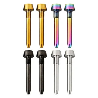 2pcs Bike Brake Pad Retaining Pin M4x26mm Bicycle Titanium Alloy Disc Brake Caliper Bolt Pin Plug For Magura MT2/4/5/6/8