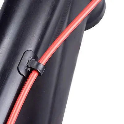 8Sets Bike Brake Cable Clip Alloy Derailleur Guide Clamp with Adhesive Seat Shifter Hose Guide Road Bicycle Cable Buckle