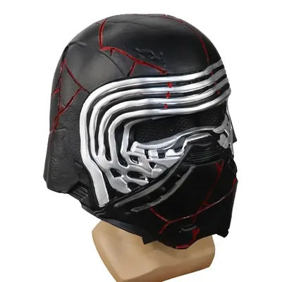 Anime Kylo Ren Helmet Cosplay The Rise of Skywalker Mask Props Helmets Masks Carnival Party Prop