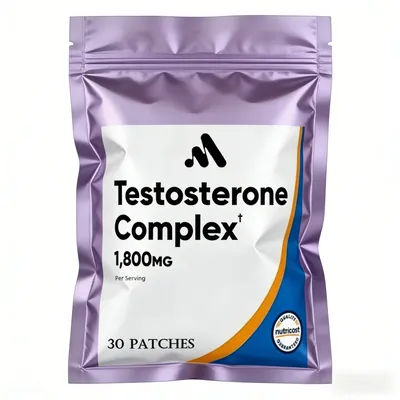 Testosterone Booster for Men with Horny Goat Weed, Maca Root Transdermal Patches Energy Stamina Strength 32 Patches