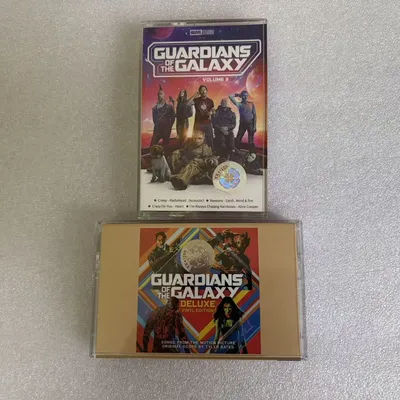 Movie Guardians of the Galaxy 1-3 Tyler Bates Music Tape Full Tilt GOTG OST Album Cassettes Cosplay Walkman Car Soundtracks Box