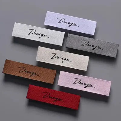 Custom Clothing Woven Label Garment Care Washing Label Side Mark Apparel Personalized Logo，custom Link 1